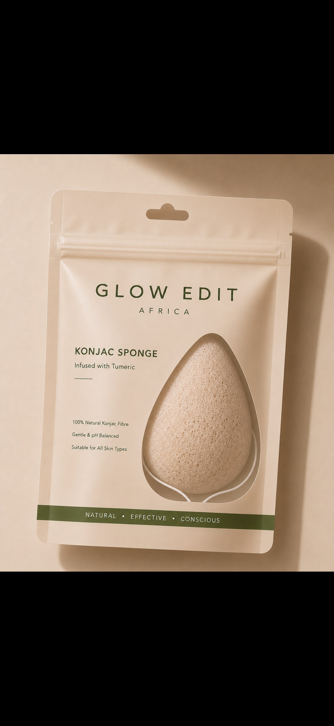 Glow Edit Konjac Sponge (1 sponge)